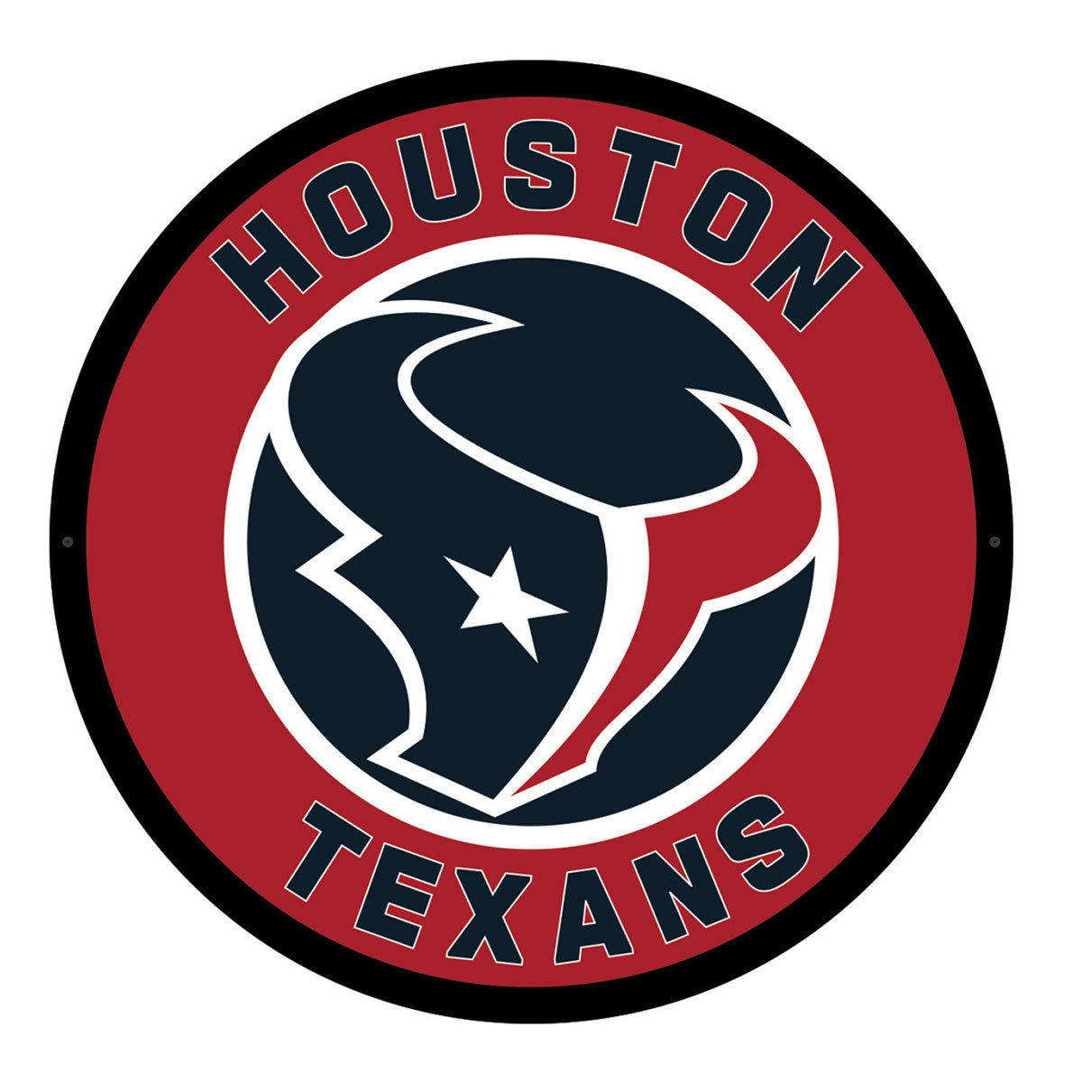 NFL Backlit Full Edge Round Wall Sign