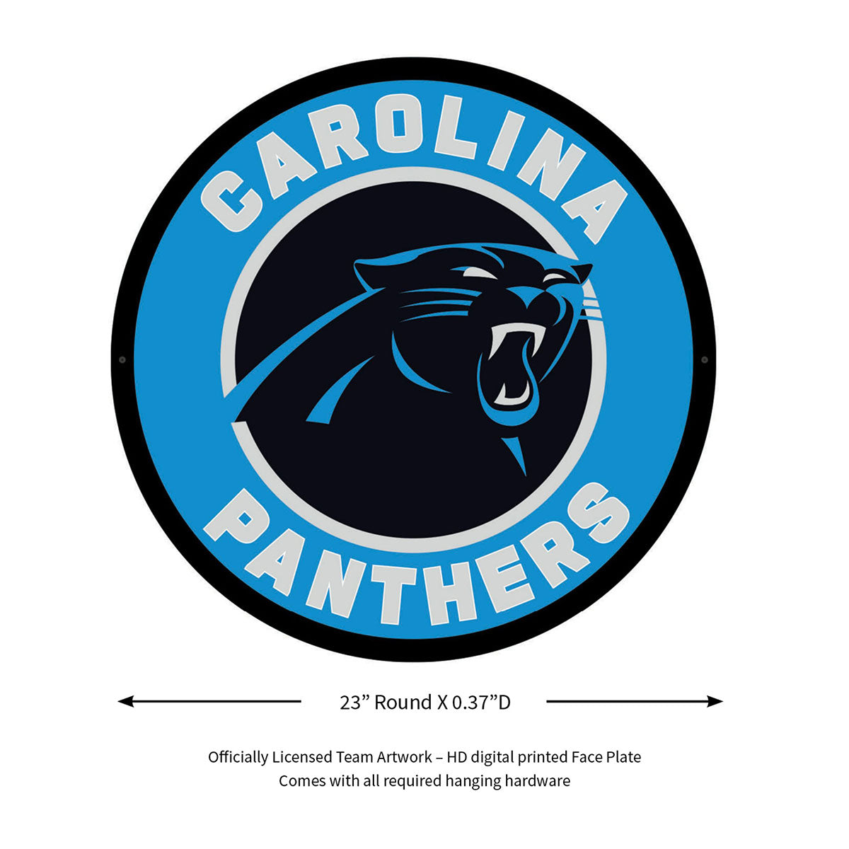 NFL Backlit Full Edge Round Wall Sign