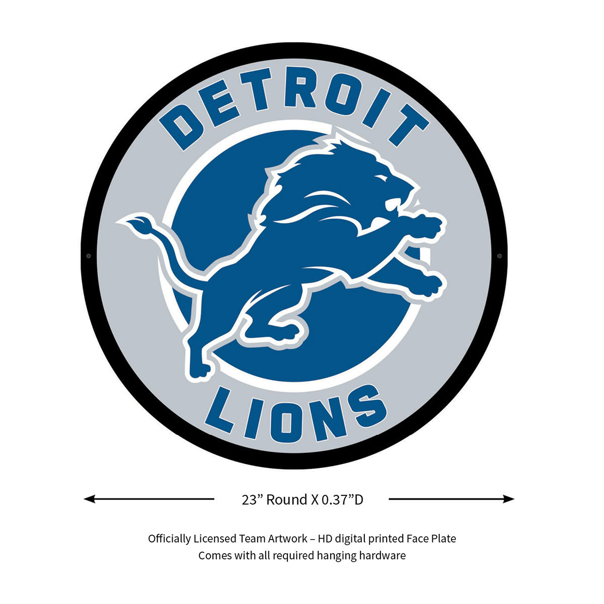 NFL Backlit Full Edge Round Wall Sign