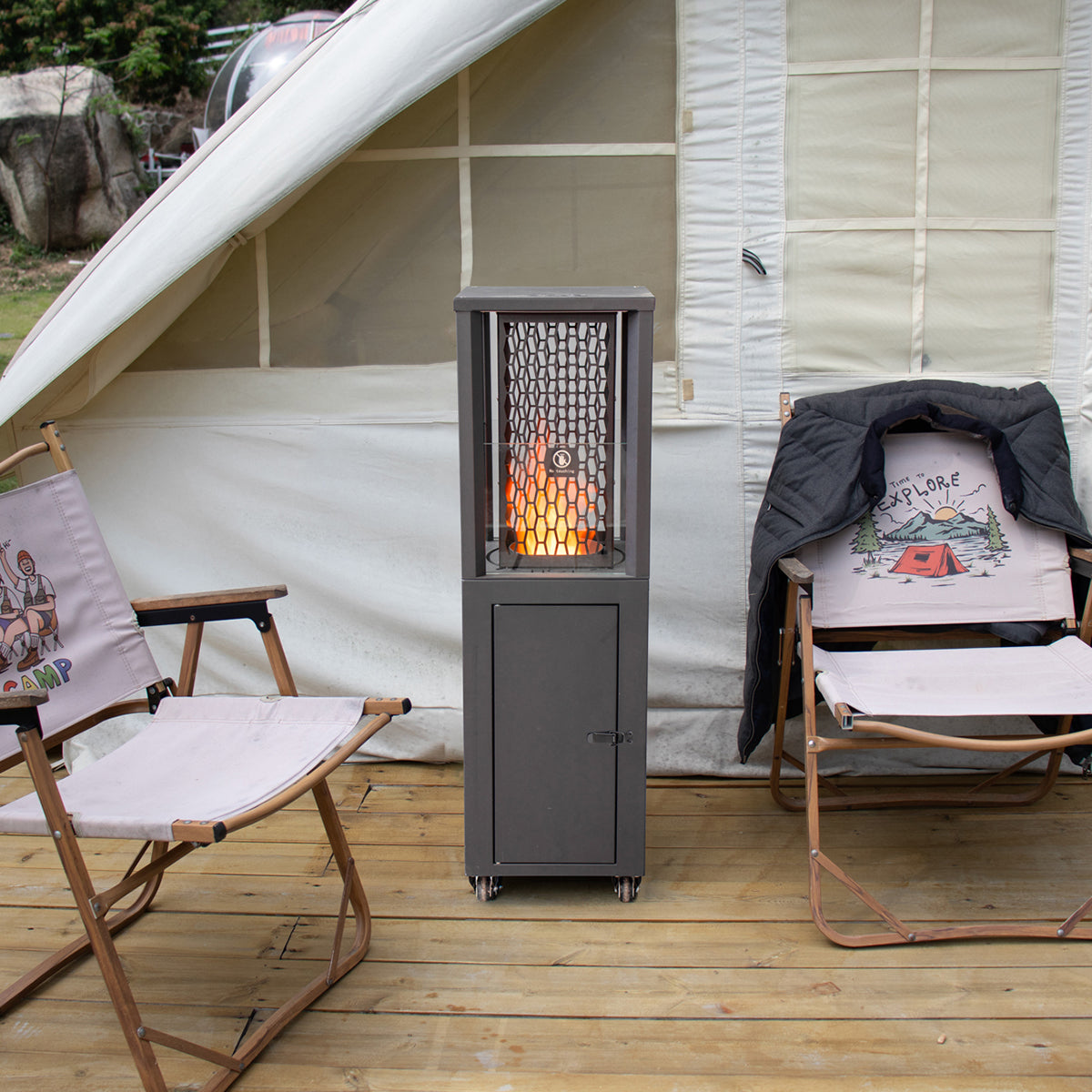 Outdoor Wood Pellet Patio Heater