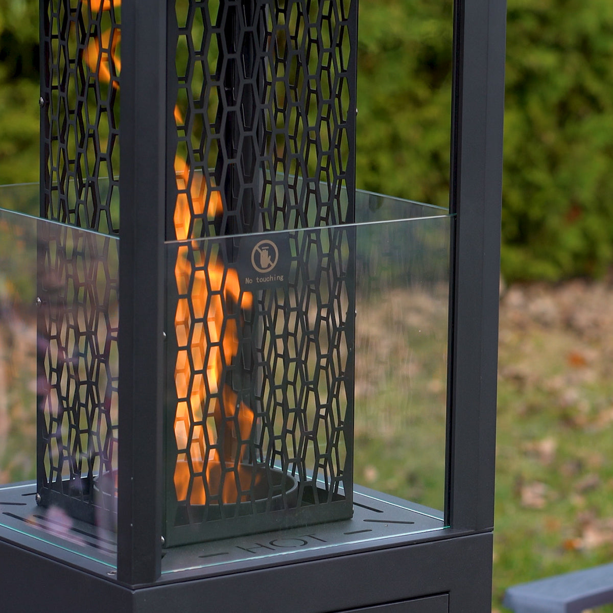 Outdoor Wood Pellet Patio Heater with Fan