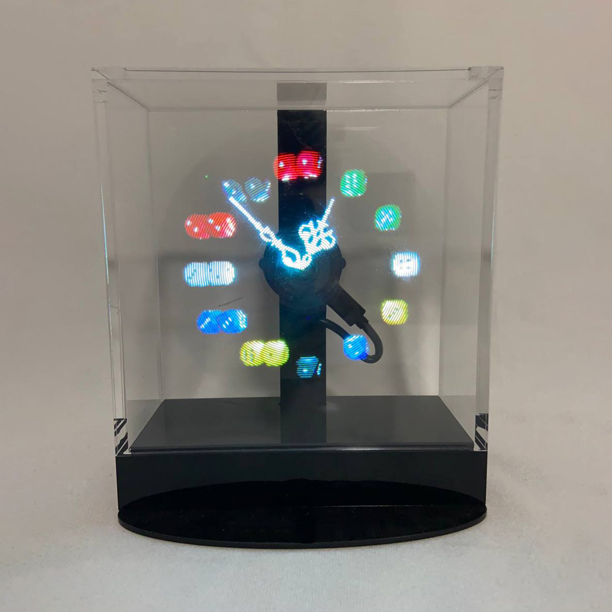 Holographic Analog Clock
