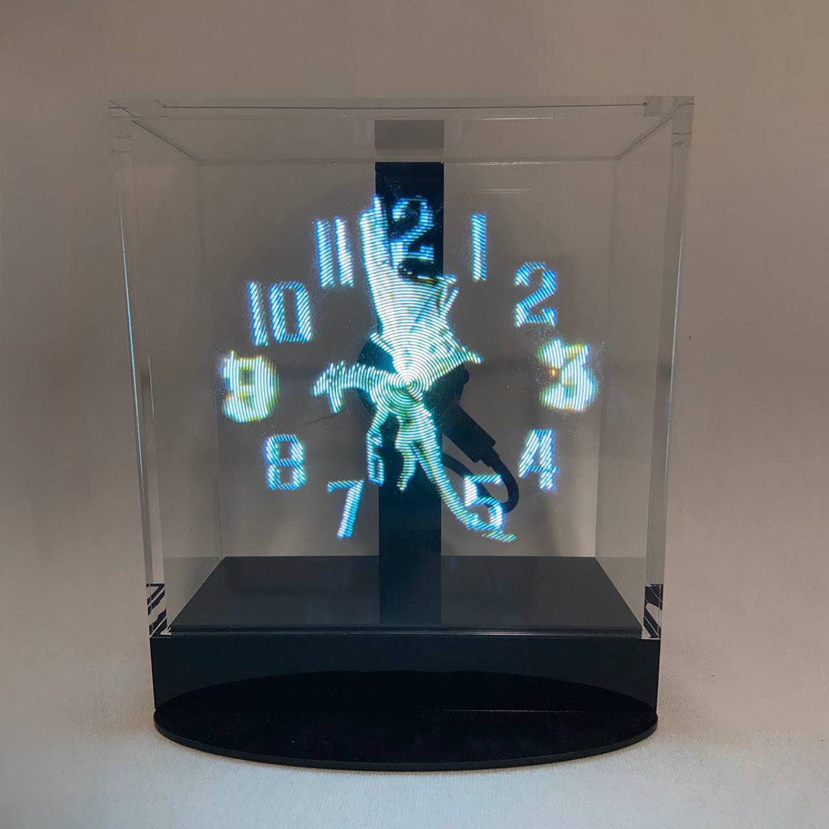 Holographic Analog Clock