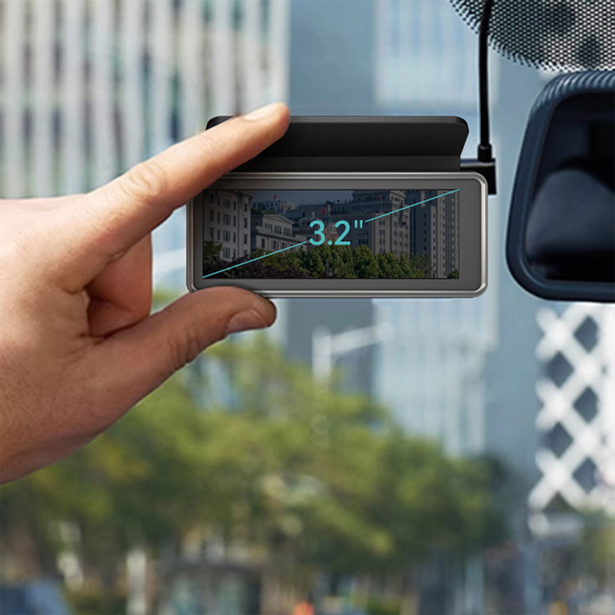 Dual Smart Dash Camera with Parking Monitoring