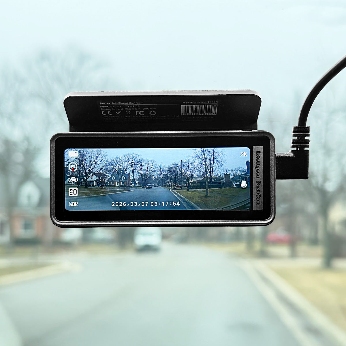 Dual Smart Dash Camera with Parking Monitoring