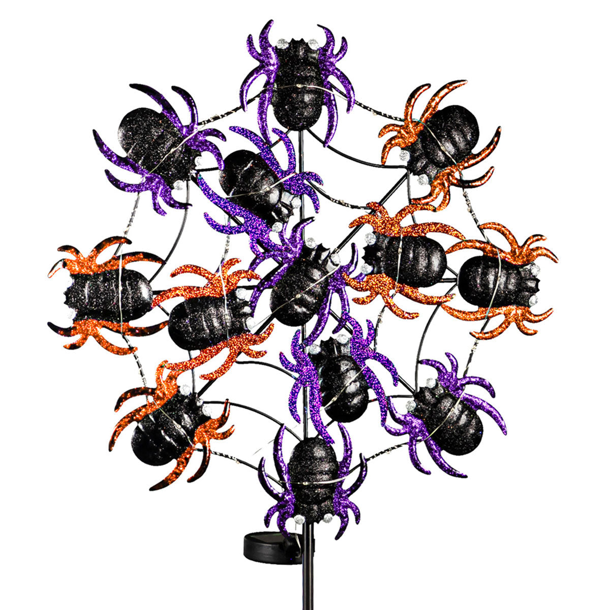 Solar Powered Spider Garden Stake