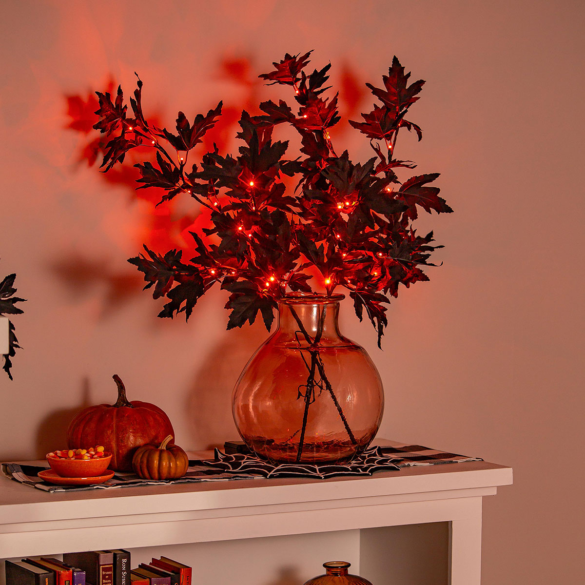 Indoor/Outdoor LED Black Maple Branch