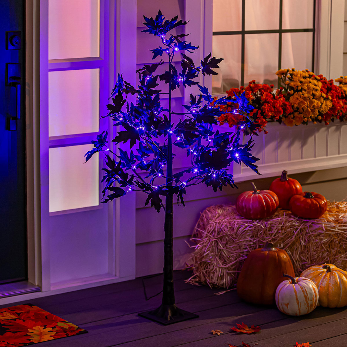Indoor/Outdoor LED Black Maple Tree