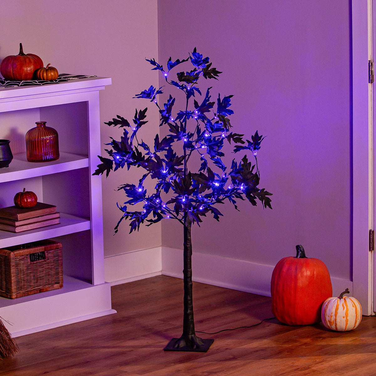 Indoor/Outdoor LED Black Maple Tree
