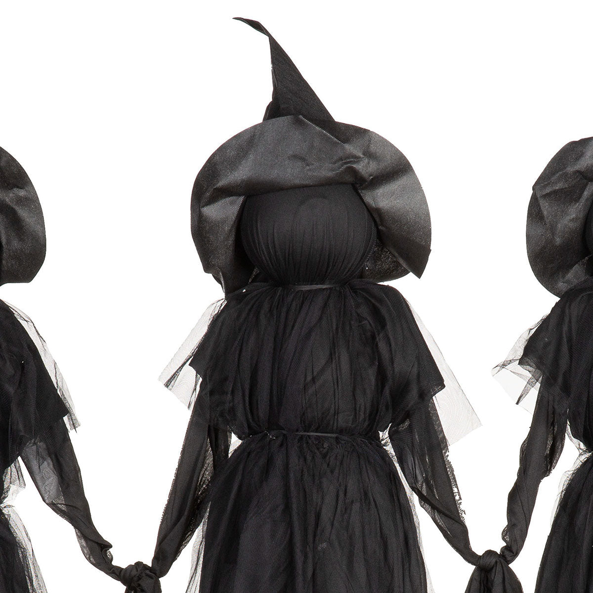 Lighted Outdoor Witch Stakes (Set of 3)