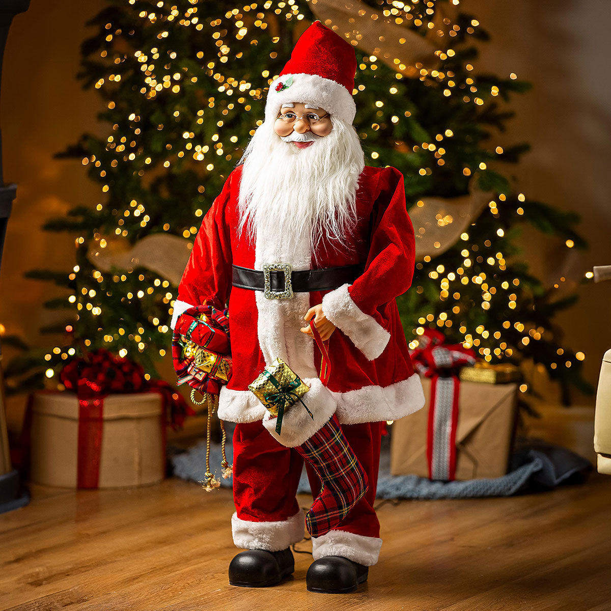 LED Musical Dancing Santa Claus