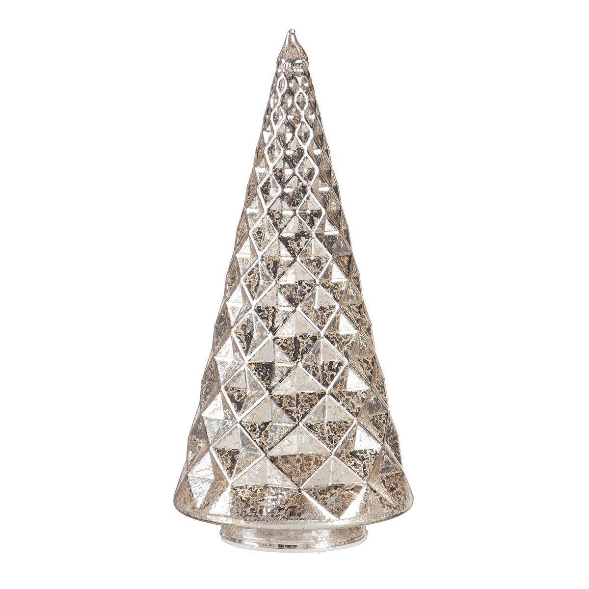 Gold Lighted Christmas Trees (Set of 5)