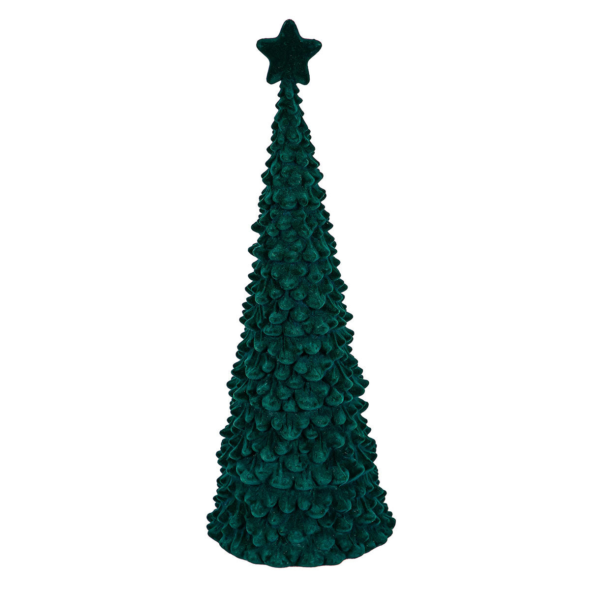 Lighted Flocked Trees (Set of 2)