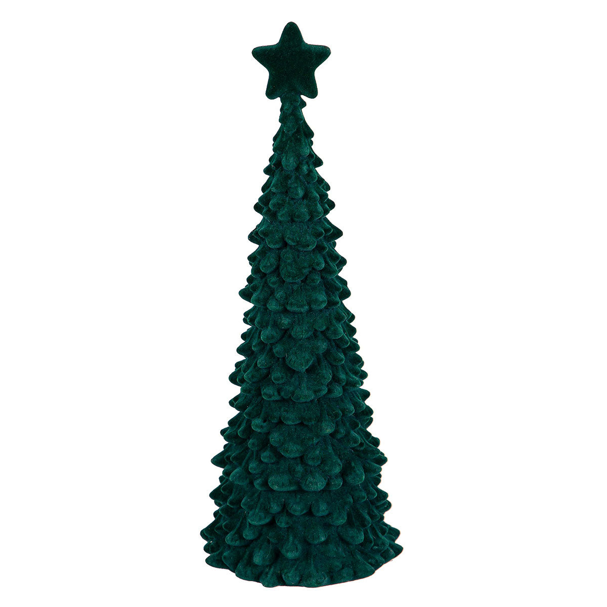 Lighted Flocked Trees (Set of 2)