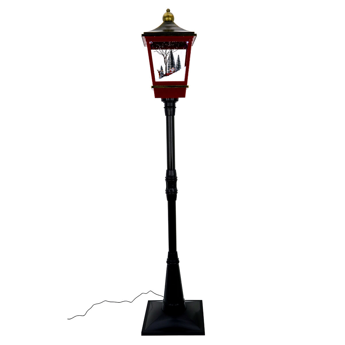 72'' Snowing Lamp Post