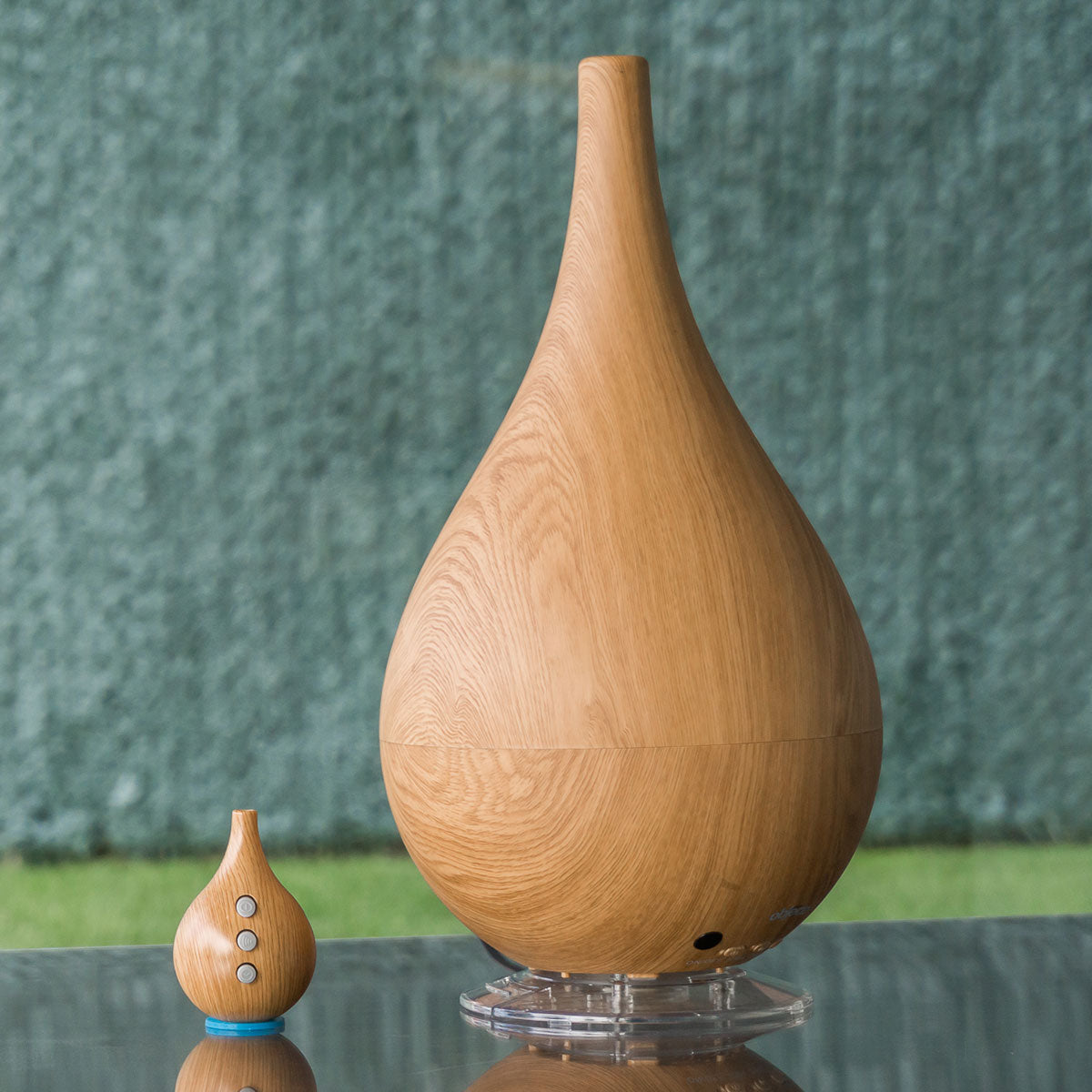 Wood-Grain Aromatherapy Humidifier