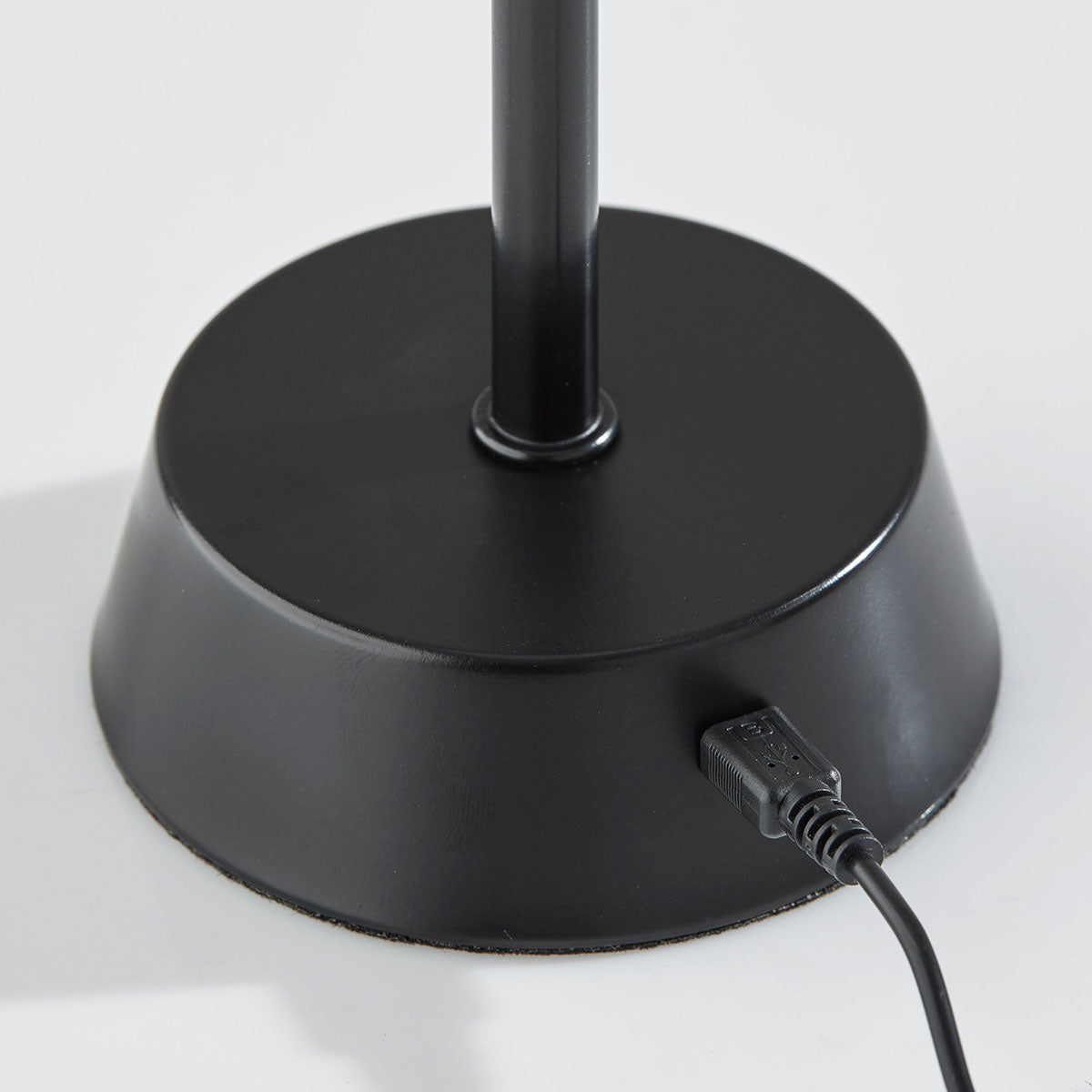 Indoor/Outdoor LED Table Lamp with Pleated Shade