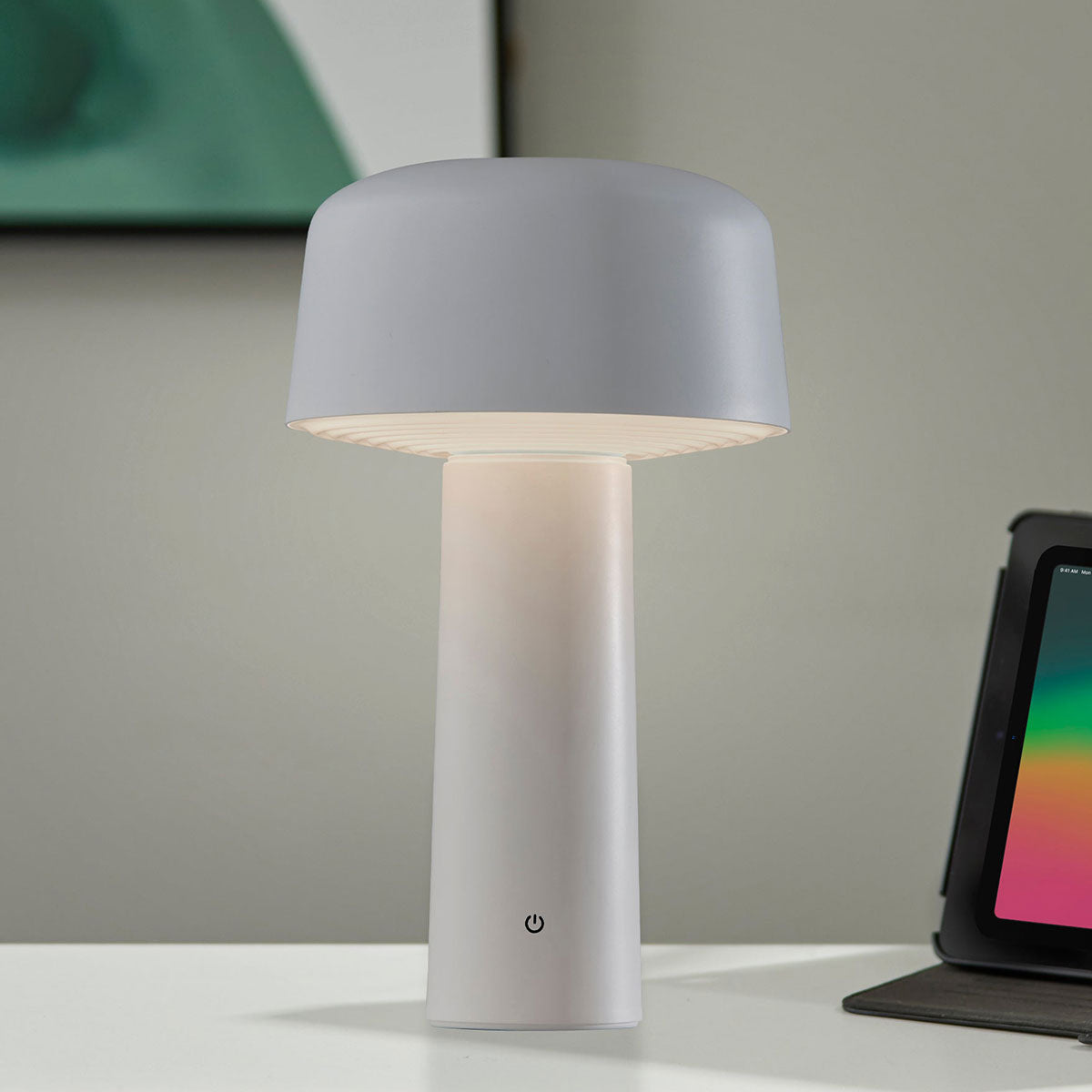 Cordless Indoor/Outdoor LED Diffused Light  Table Lamp