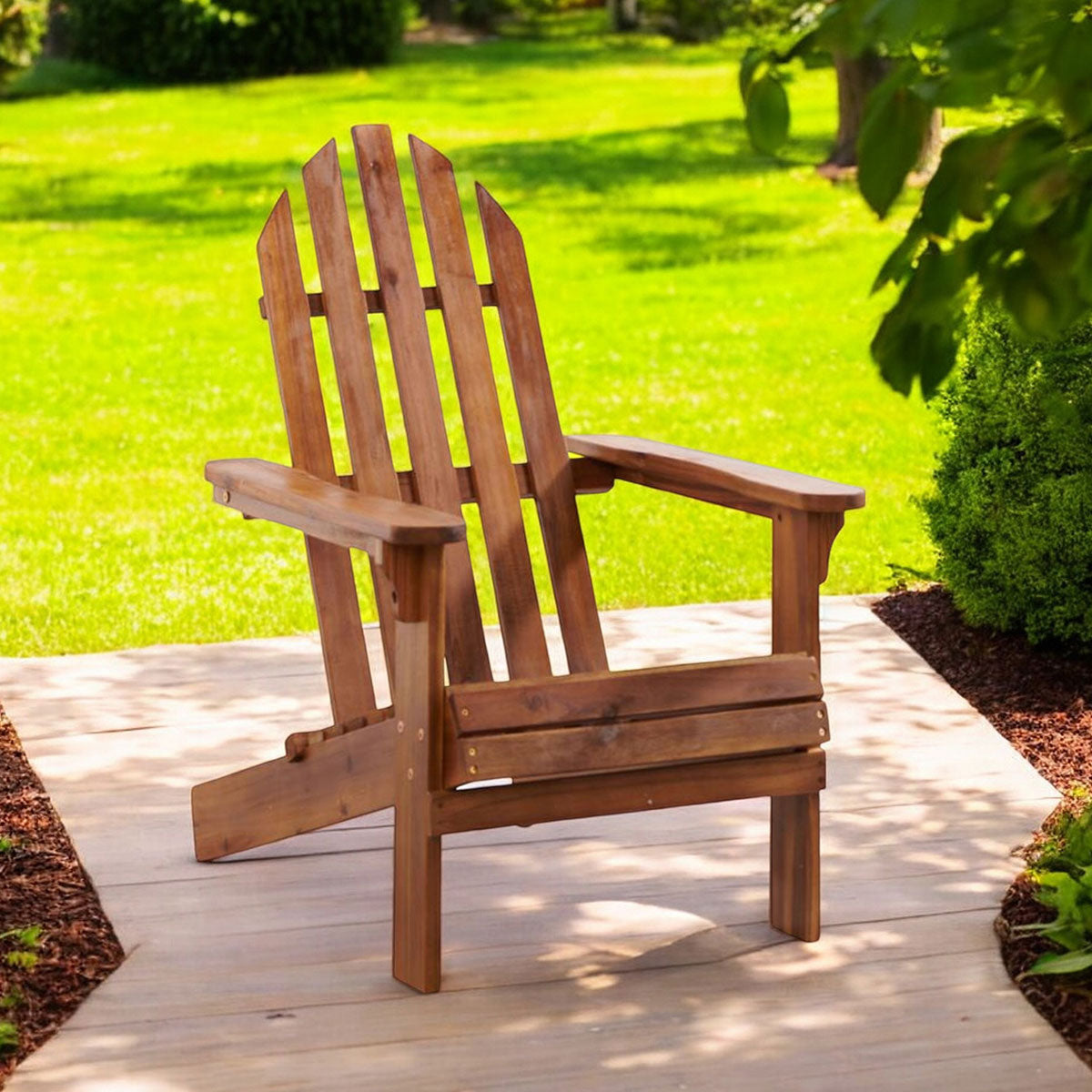 Acacia Wood Adirondack Chair