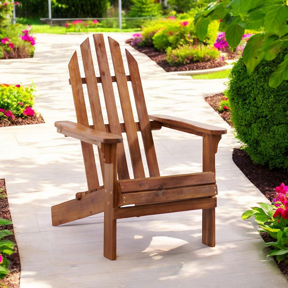Acacia Wood Adirondack Chair