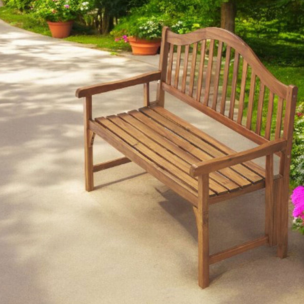 Acacia Wood Foldaway Bench