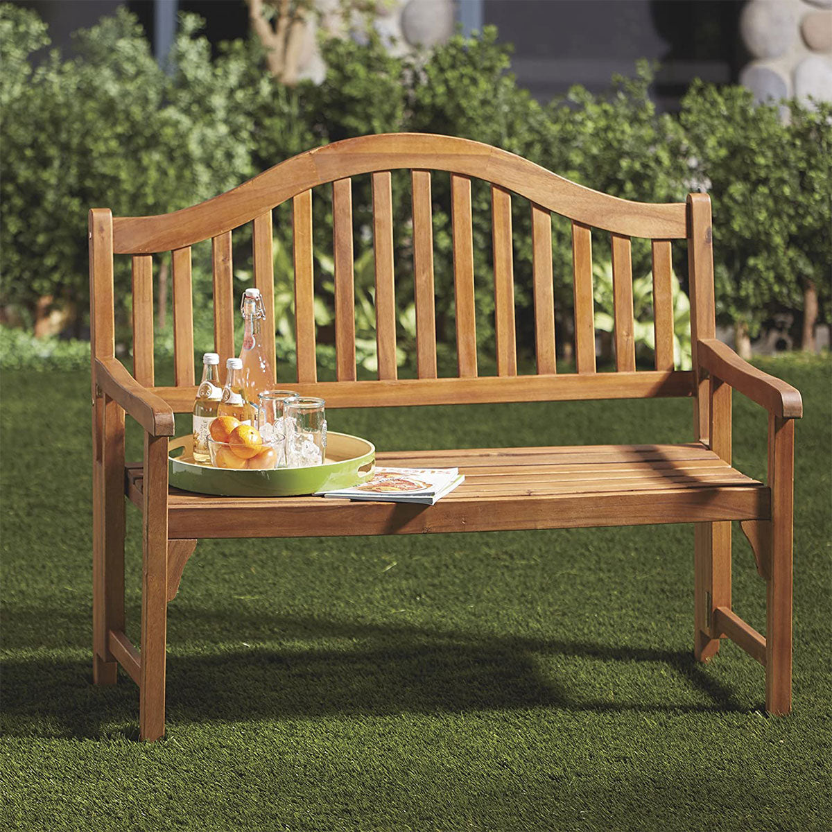 Acacia Wood Foldaway Bench