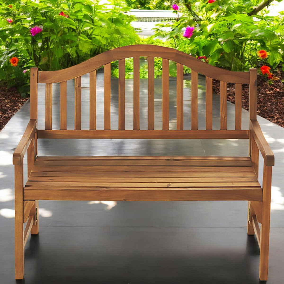 Acacia Wood Foldaway Bench