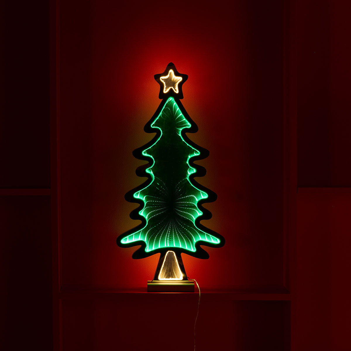 LED Christmas Tree Infinity Light