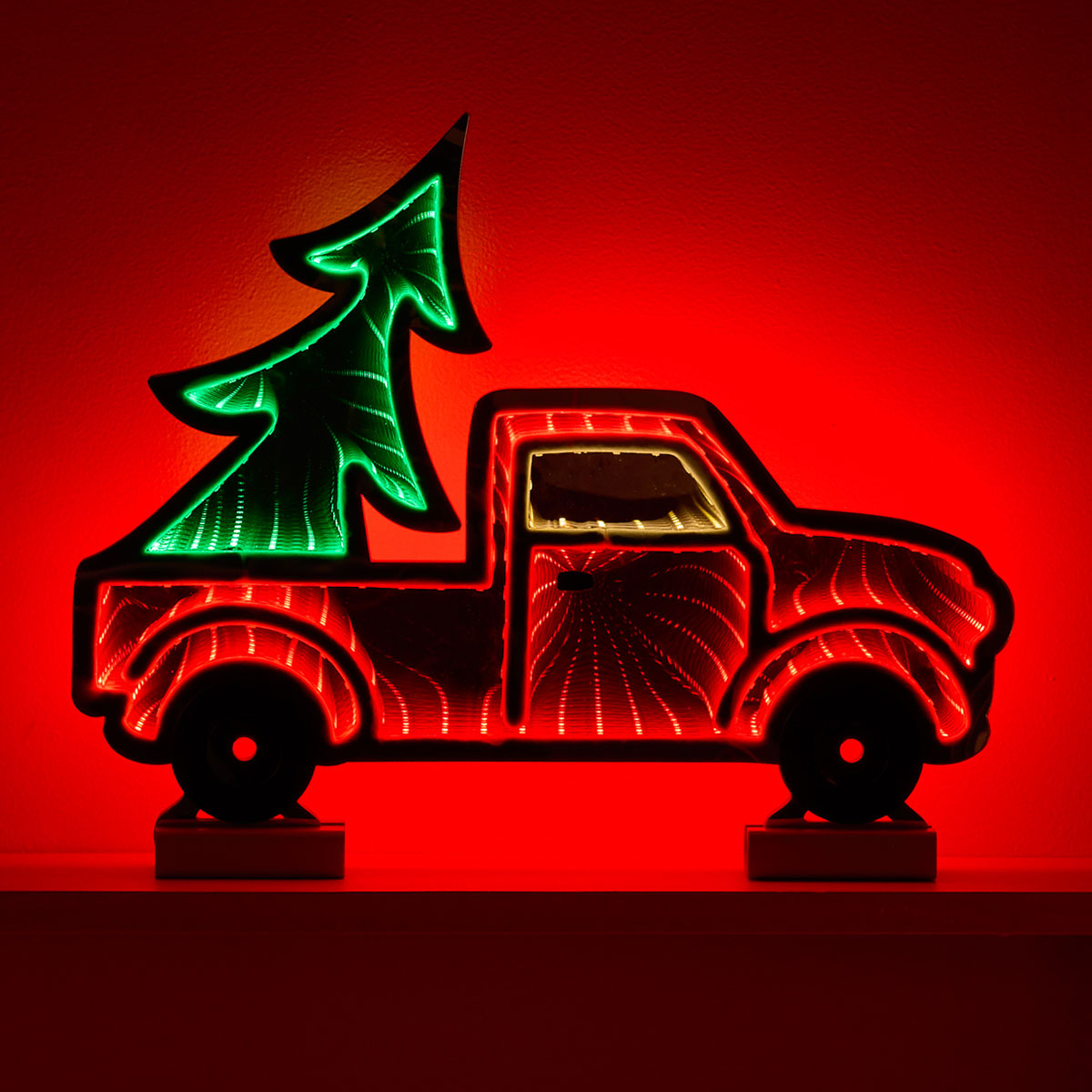 LED Christmas Tree Truck Infinity Light