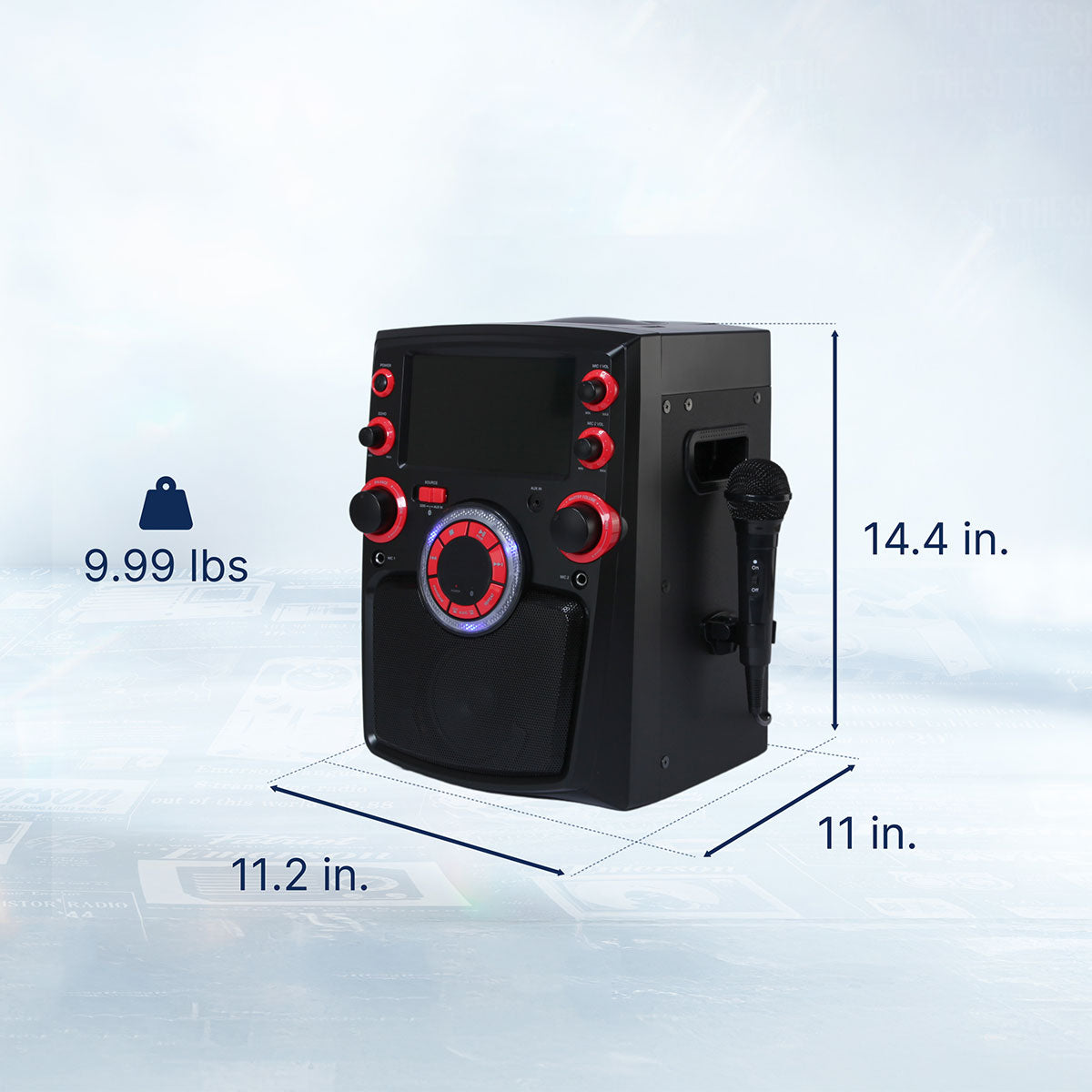 Karaoke Party Speaker with 7'' Display