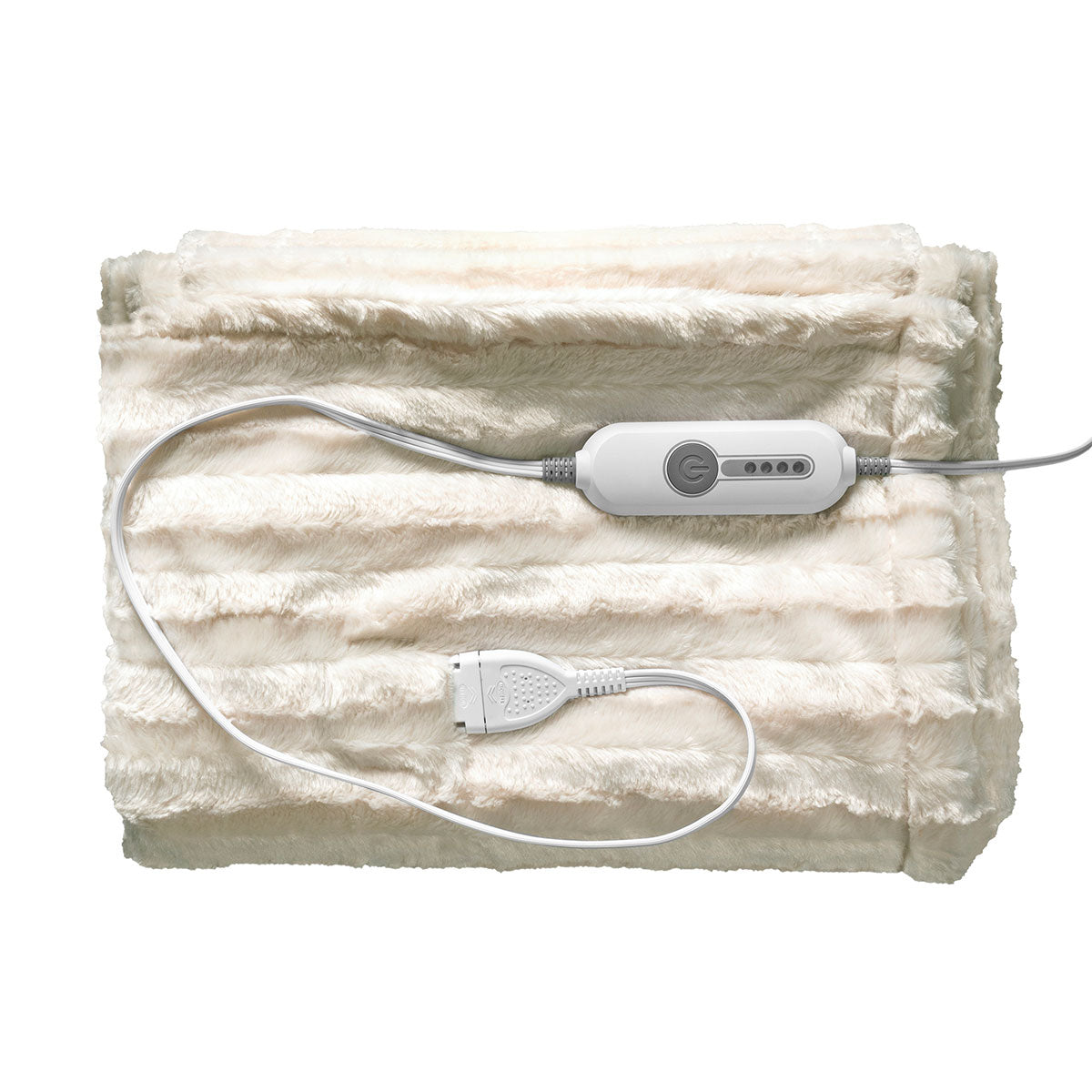 Oversized Faux Fur Heated Throw