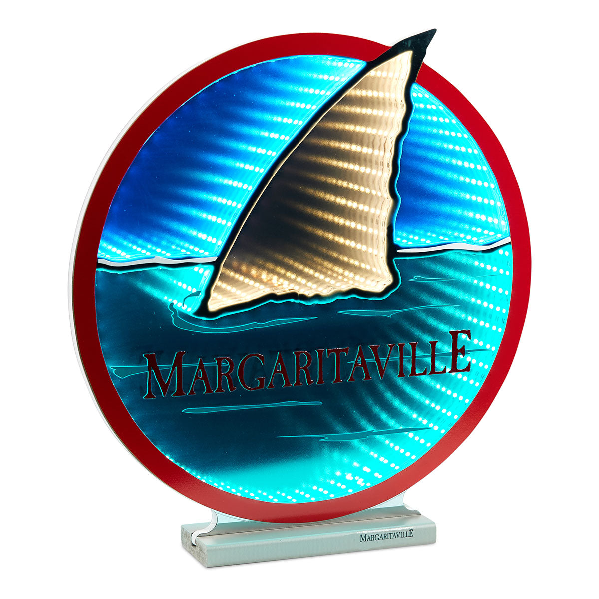 Margaritaville Shark Fin LED Infinity Light