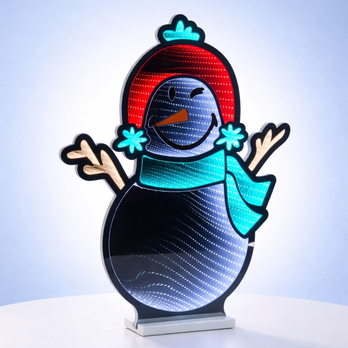 SmileyWorld Snowman LED Infinity Light