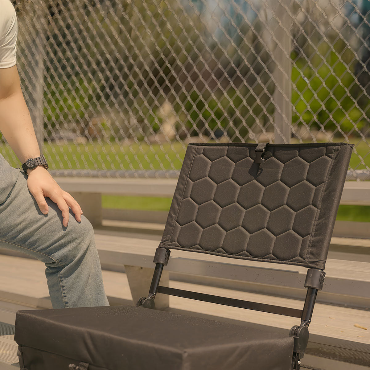 Foldable Heated Massage Stadium Seat
