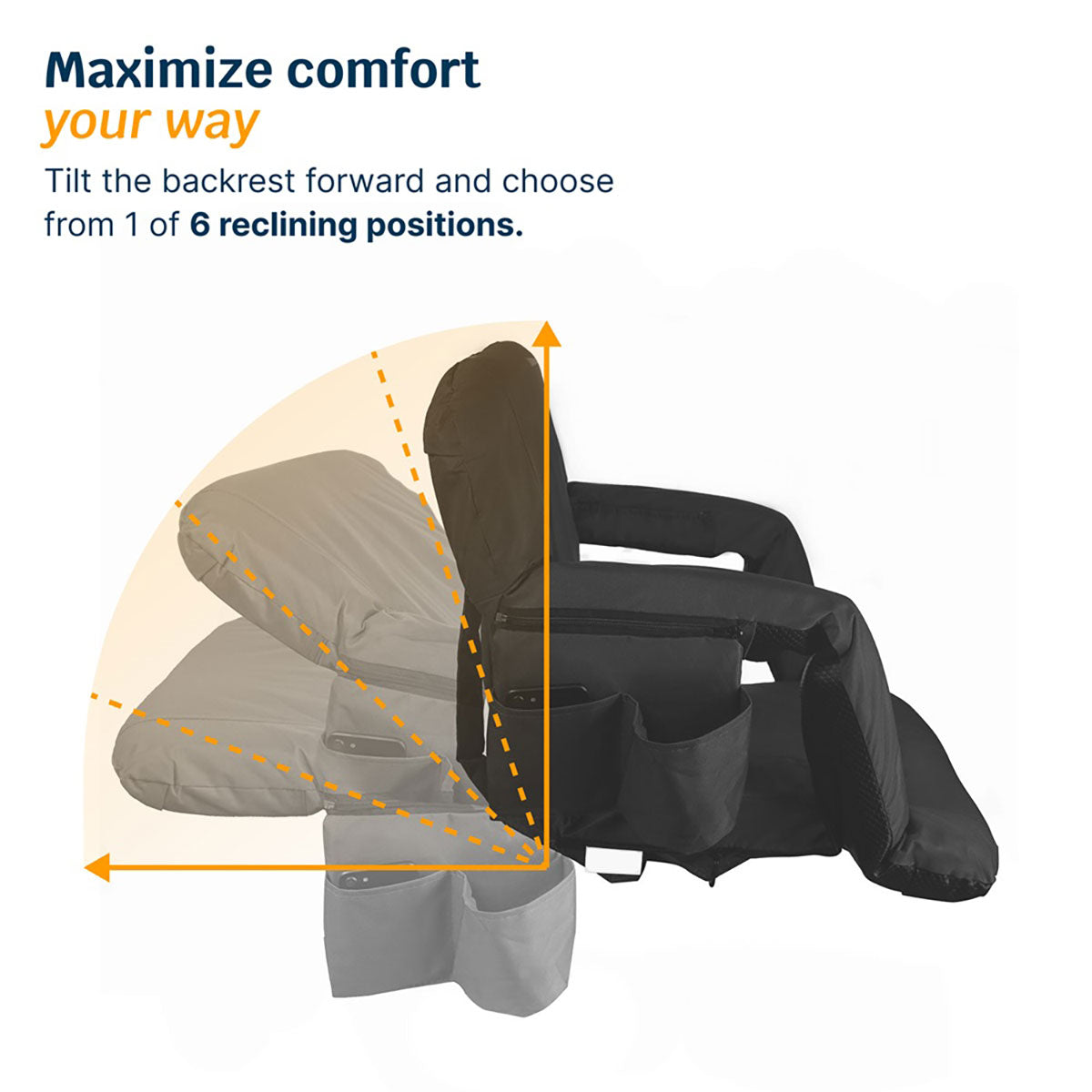 Heated Stadium Seat with Massage