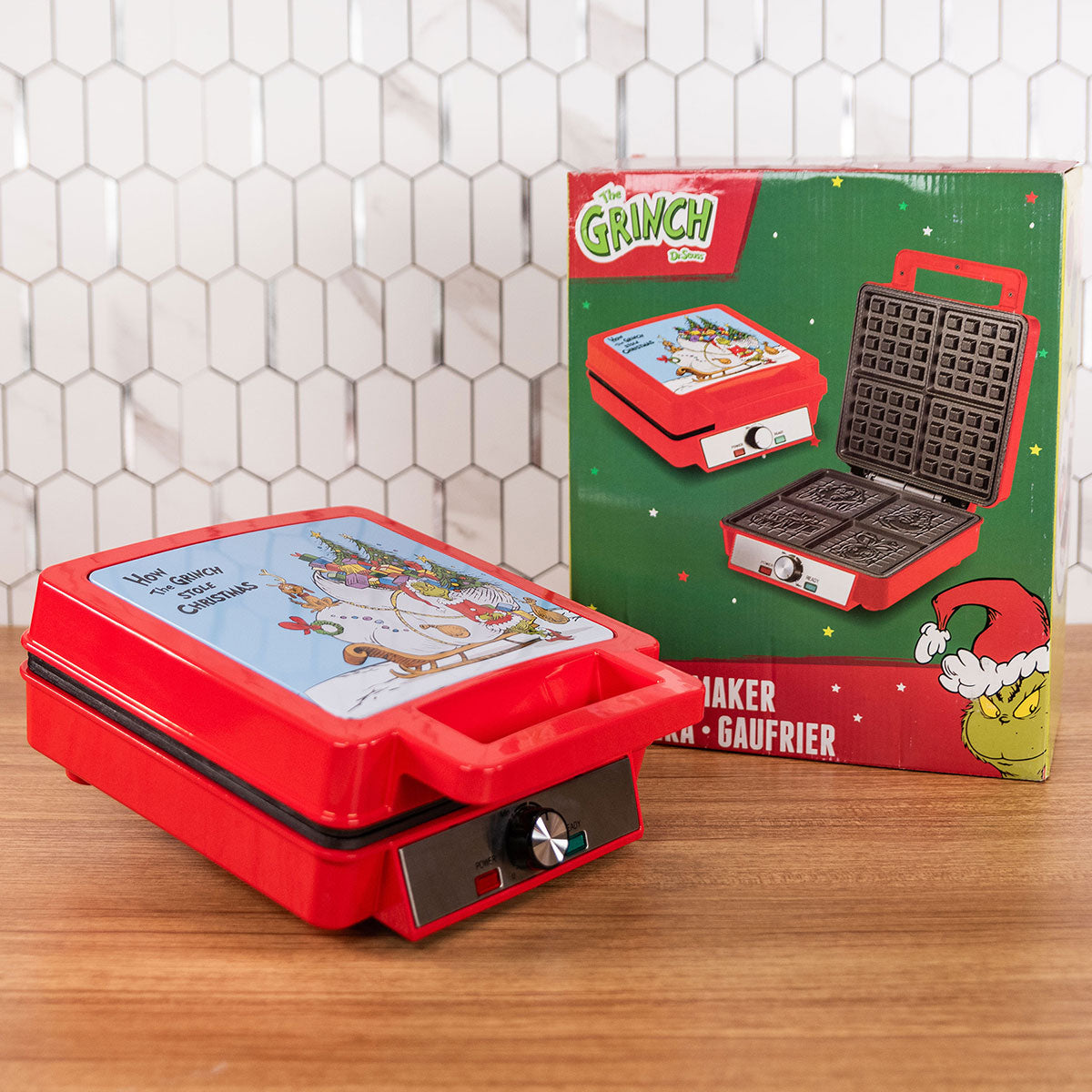 The Grinch Deluxe Waffler