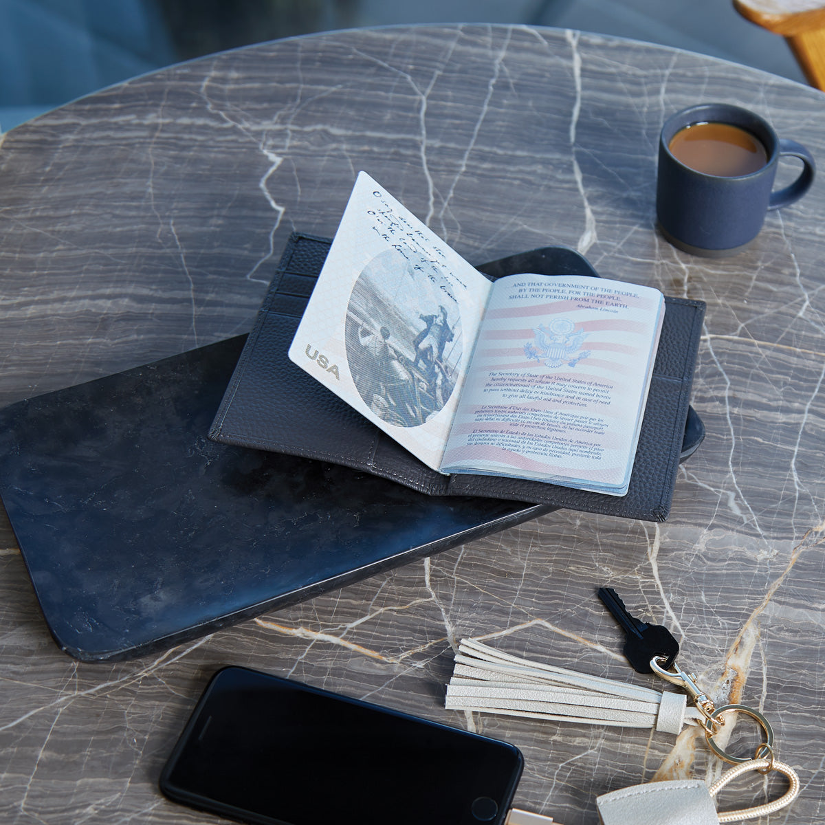 Brouk and Co Genuine Leather Stanford Passport Holder