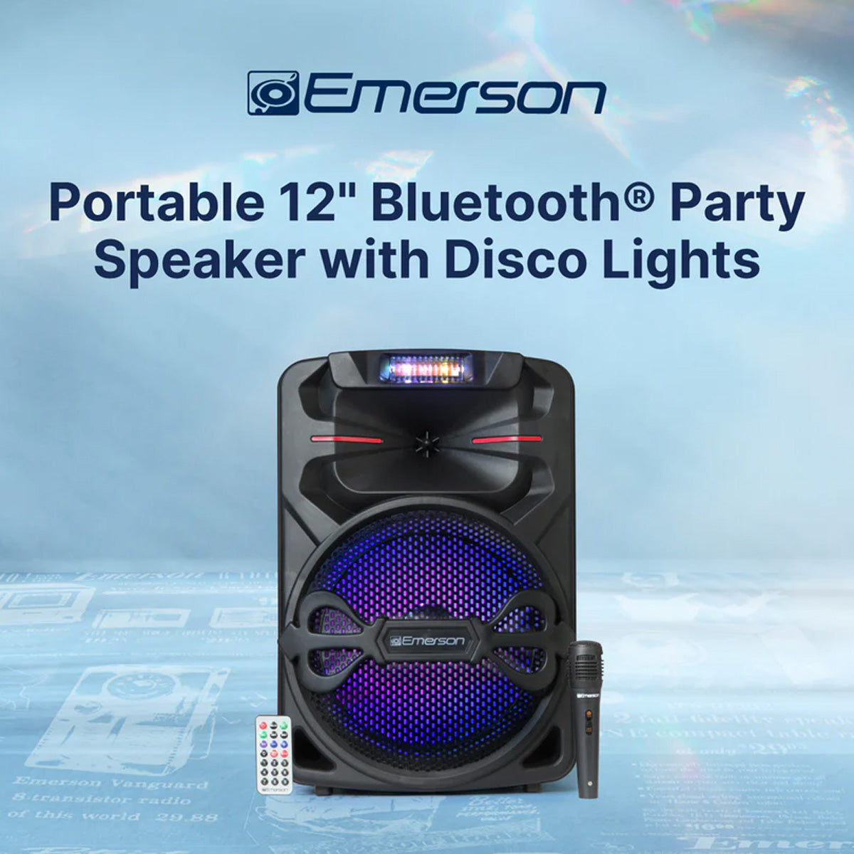12'' Portable Party Speaker