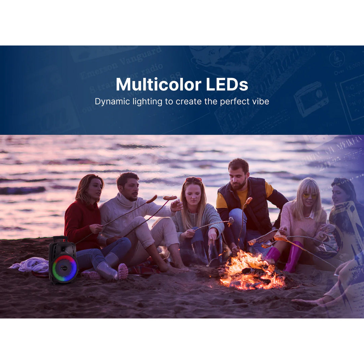8'' Portable Party Speaker