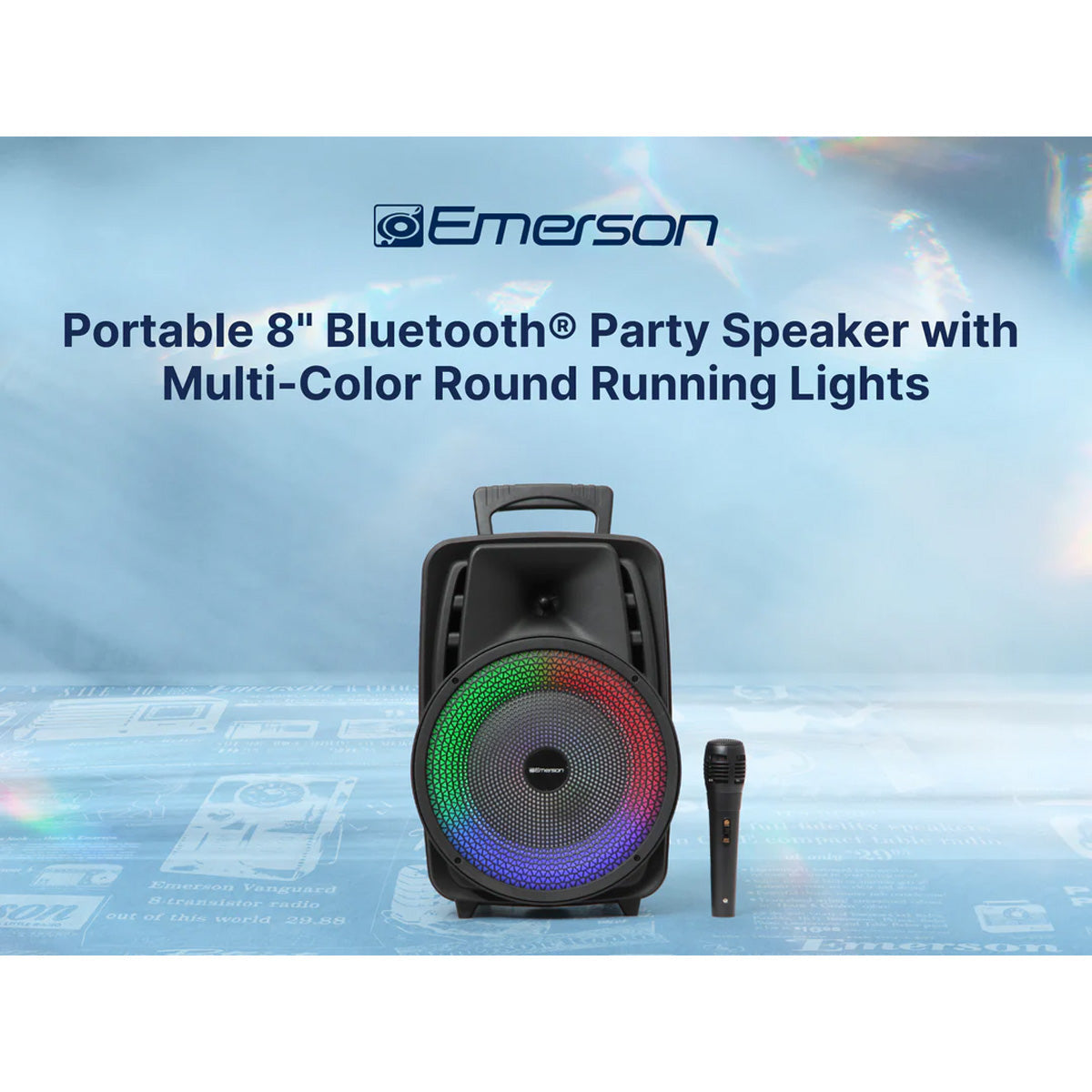 8'' Portable Party Speaker