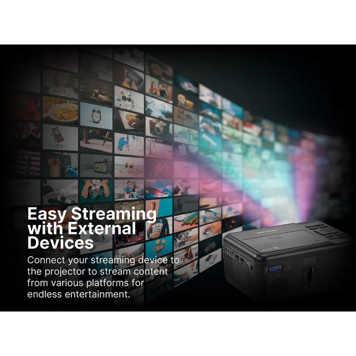 Home Theater Projector with TV Tuner