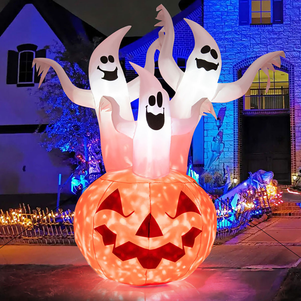 6 Ft. Inflatable Lit Ghosts