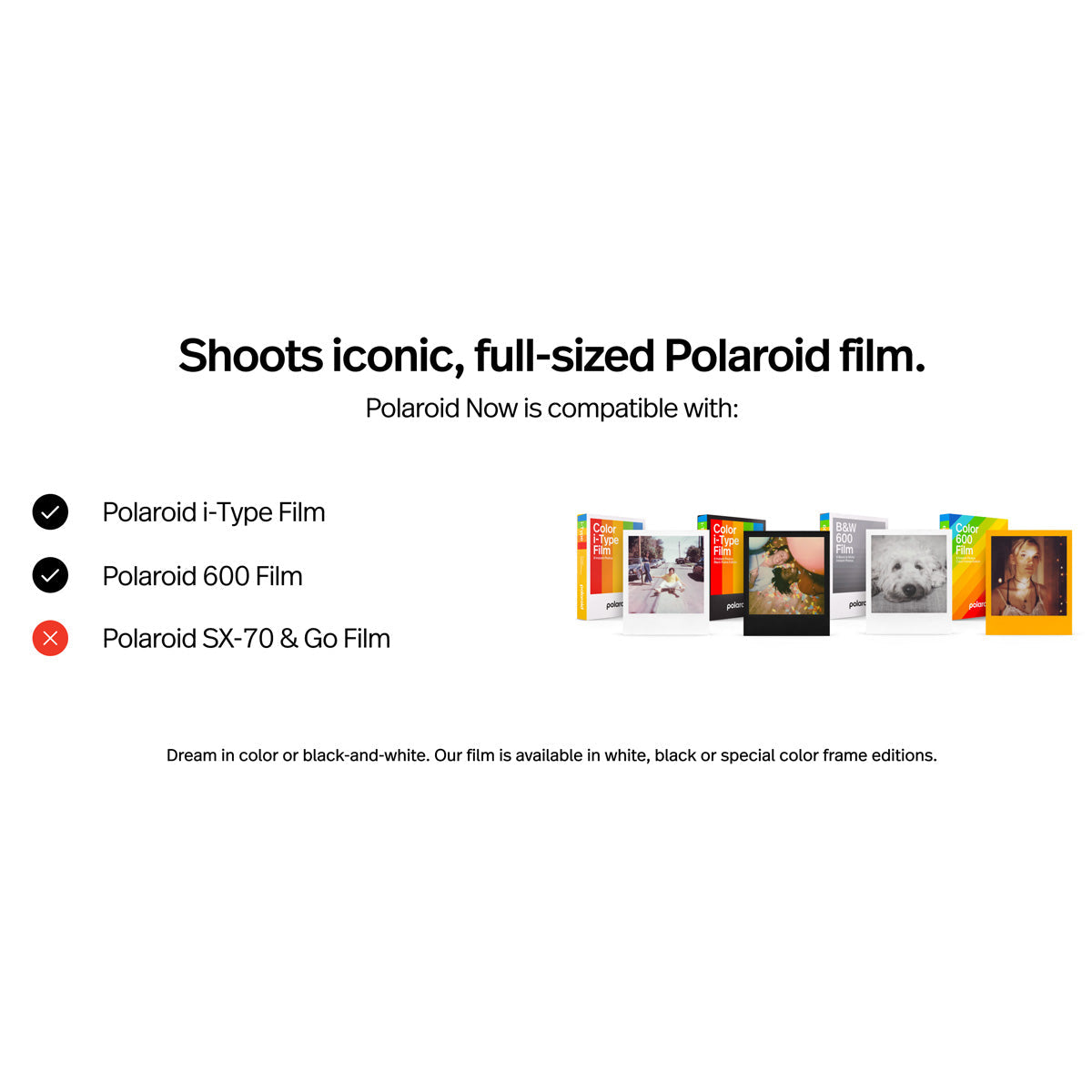 Polaroid Now Instant Camera Generation 3