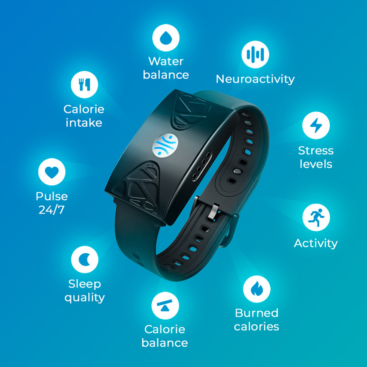 Skin Sensor Calorie Tracker and Smart Scale Bundle