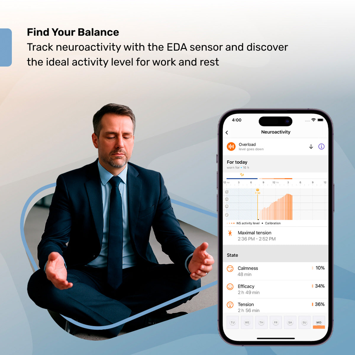 Skin Sensor Calorie Tracker and Smart Scale Bundle