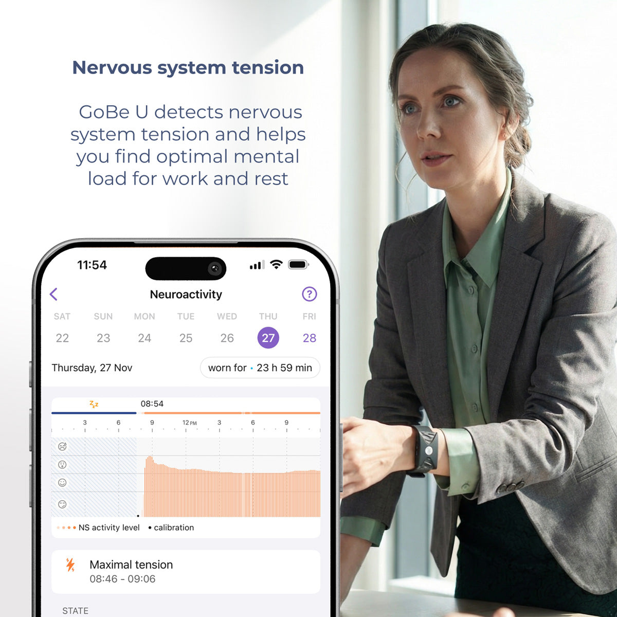 Skin Sensor Calorie Tracker and Smart Scale Bundle