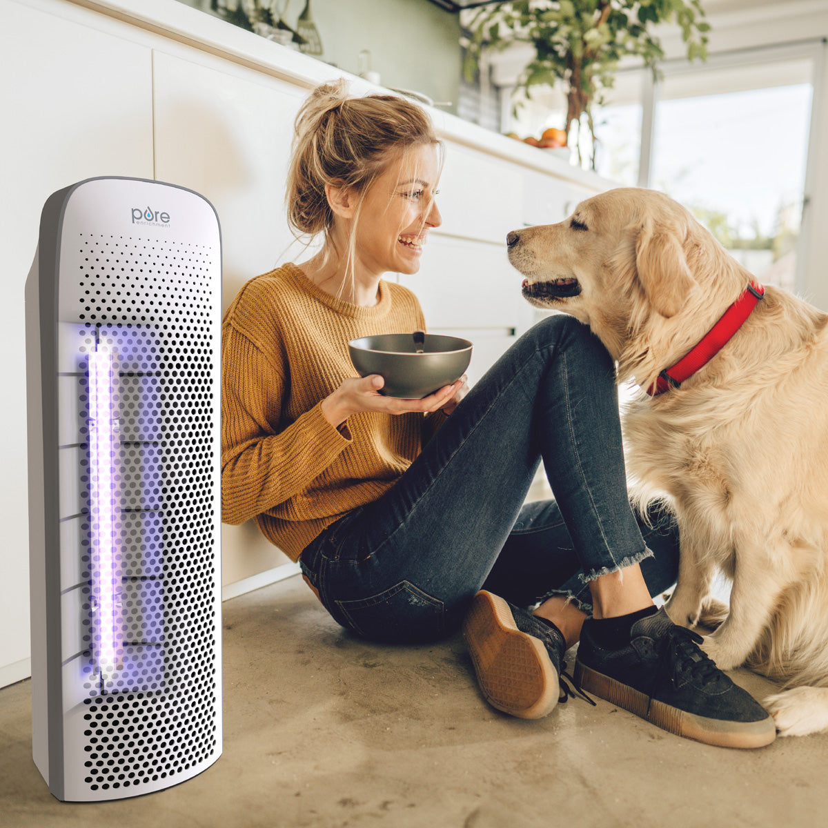 HEPA UV-C Tower Air Purifier