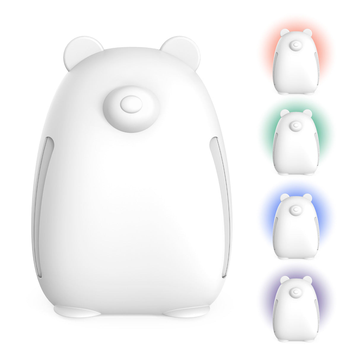 Bear-Shaped HEPA UV‑C Air Purifier