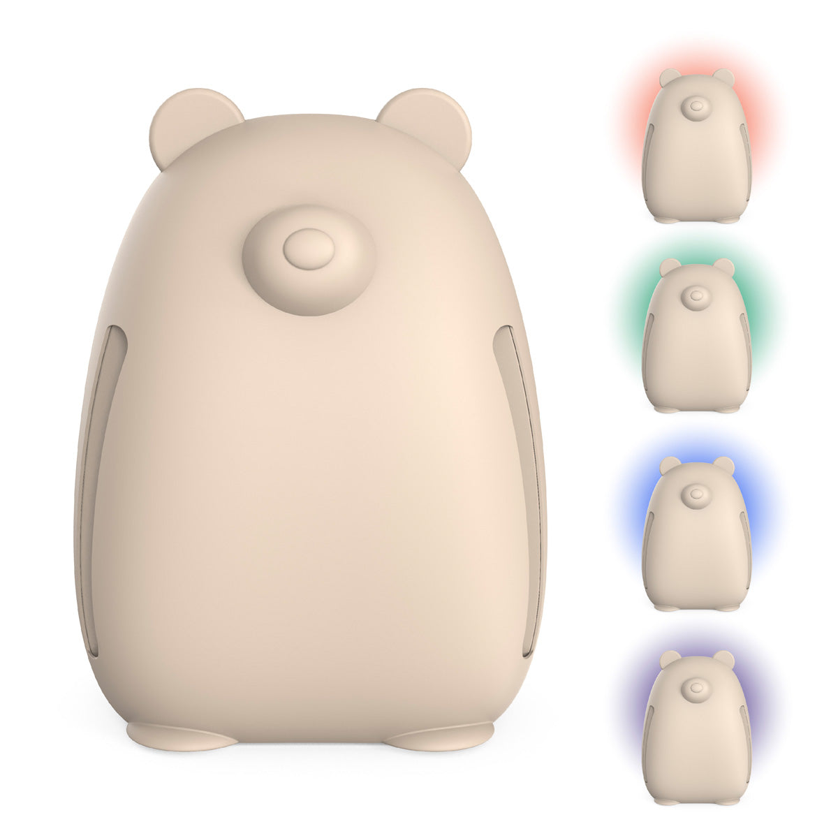 Bear-Shaped HEPA UV‑C Air Purifier