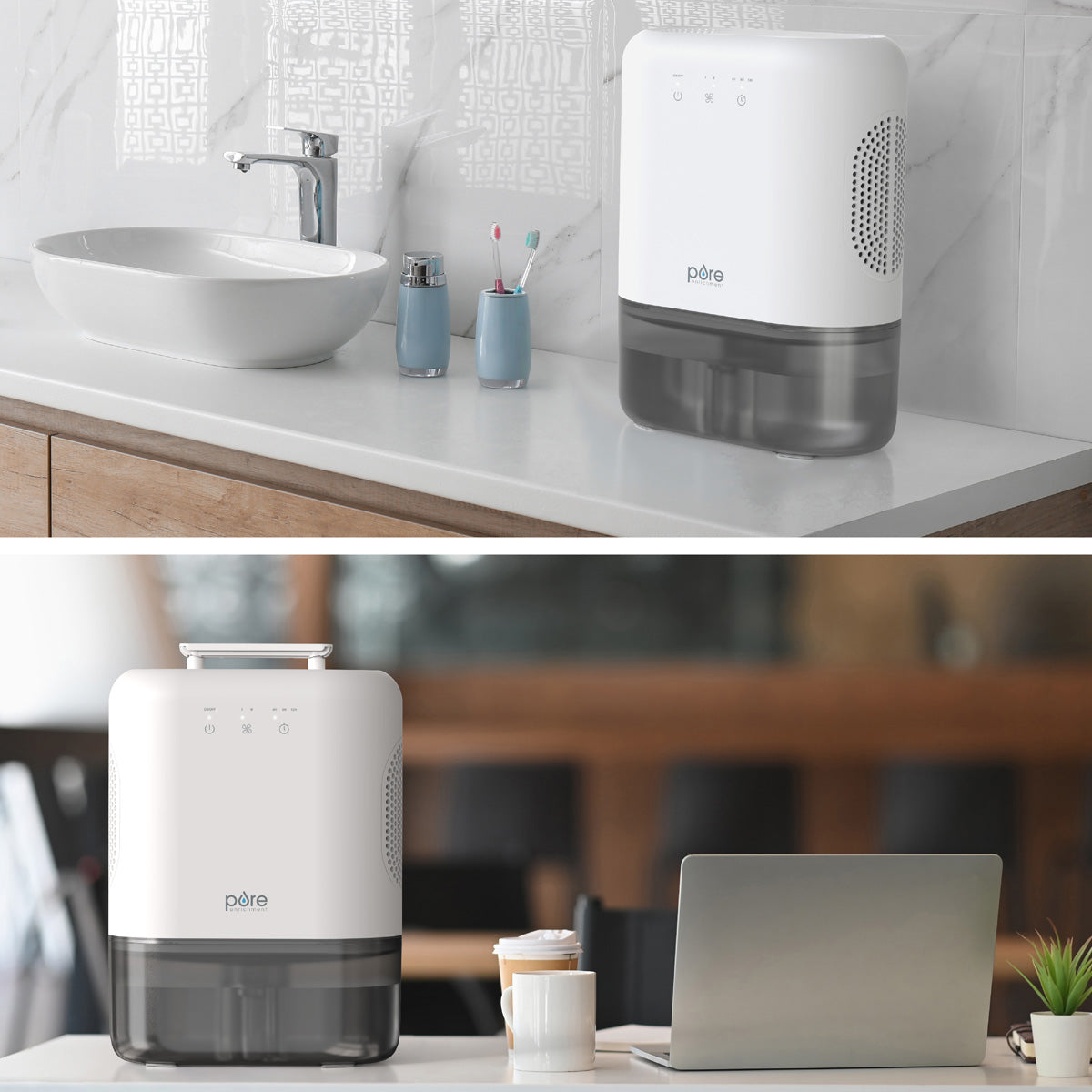 2‑Speed Dehumidifier with Timer